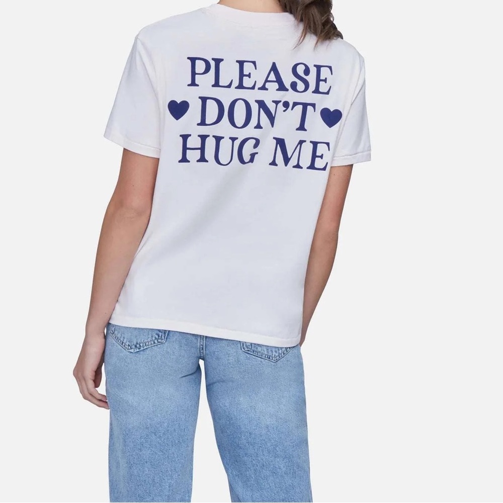 Wildfox Off Limits Please Don’t Hug Me Ryan Tee | Size Large